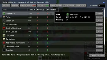 Litematica screenshot 1