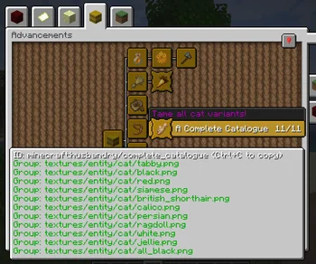 Paginated Advancements & Custom Frames screenshot 2