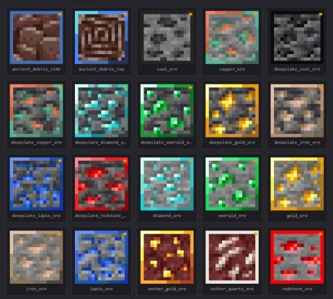 Simple Ore Outlines screenshot 2